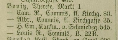 Adressbuch Annaberg 1876