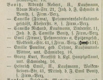 Adressbuch Annaberg 1898
