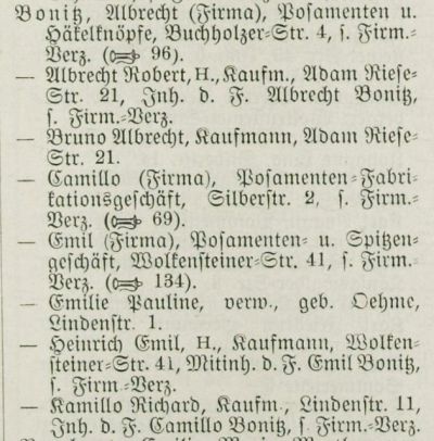 Adressbuch Annaberg 1906