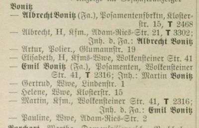 Adressbuch Annaberg 1928