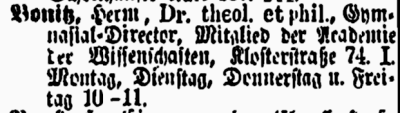Berliner Adressbuch 1874