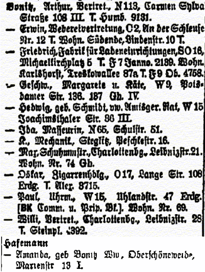 Berliner Adressbuch 1929