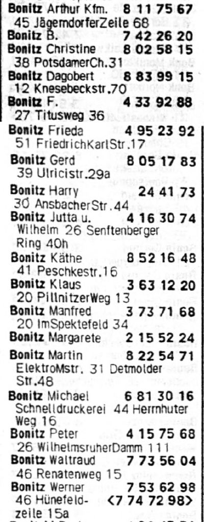 Berliner Telefonbuch 1981