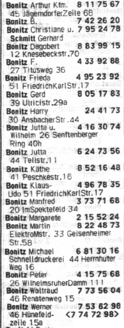 Berliner Telefonbuch 1982