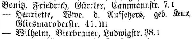 Adressbuch Braunschweig 1899