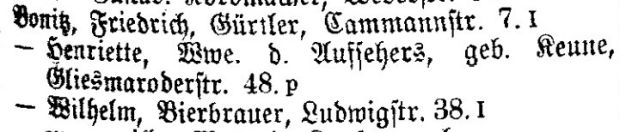 Adressbuch Braunschweig 1900