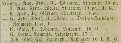 Adressbuch Chemnitz 1862