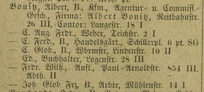 Adressbuch Chemnitz 1869