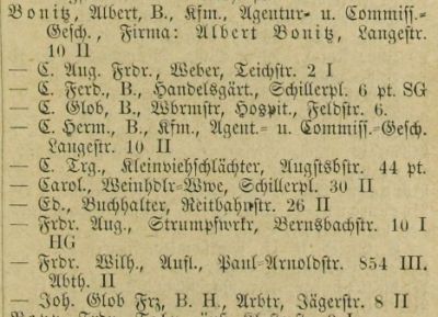 Adressbuch Chemnitz 1871