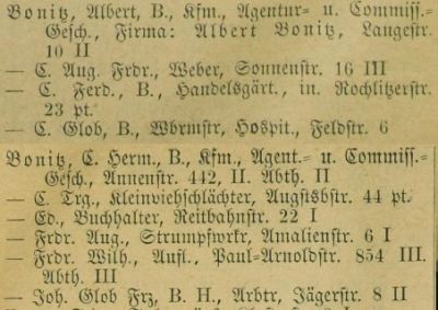 Adressbuch Chemnitz 1872