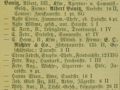 Adressbuch Chemnitz 1883
