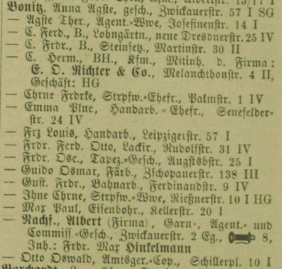 Adressbuch Chemnitz 1894
