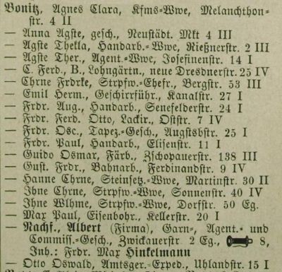 Adressbuch Chemnitz 1896