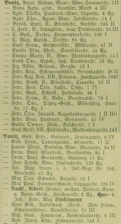 Adressbuch Chemnitz 1902