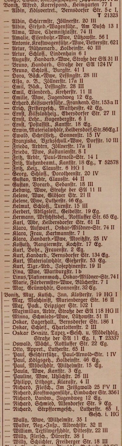 Adressbuch Chemnitz 1936
