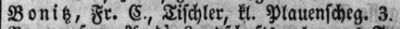 Adressbuch Dresden 1849