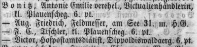 Adressbuch Dresden 1855