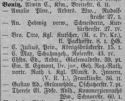Adressbuch Dresden 1899