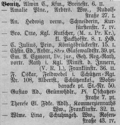 Adressbuch Dresden 1900