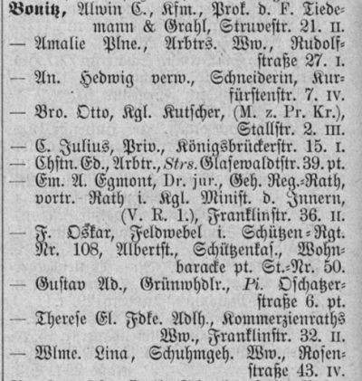 Adressbuch Dresden 1901
