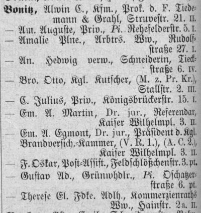 Adressbuch Dresden 1903