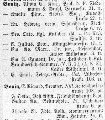 Adressbuch Dresden 1905
