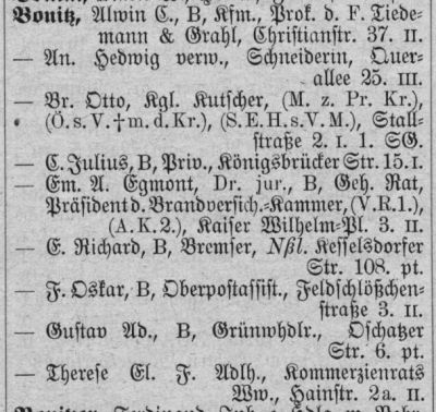 Adressbuch Dresden 1908