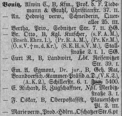 Adressbuch Dresden 1913