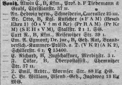 Adressbuch Dresden 1917