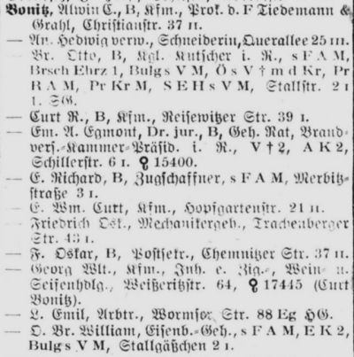 Adressbuch Dresden 1920
