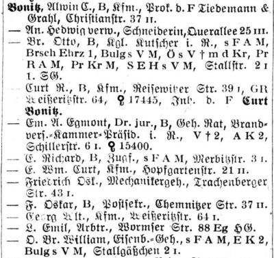 Adressbuch Dresden 1921