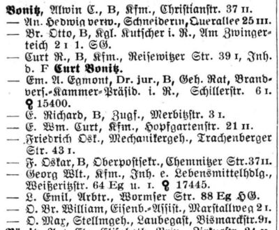 Adressbuch Dresden 1923