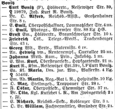 Adressbuch Dresden 1930