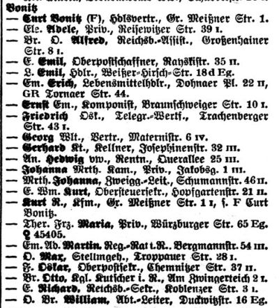 Adressbuch Dresden 1934