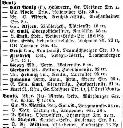 Adressbuch Dresden 1935