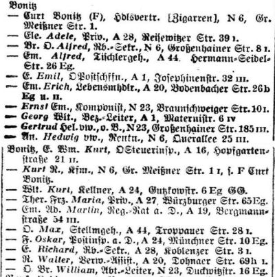 Adressbuch Dresden 1940