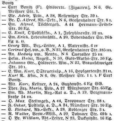 Adressbuch Dresden 1941