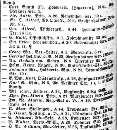 Adressbuch Dresden 1942
