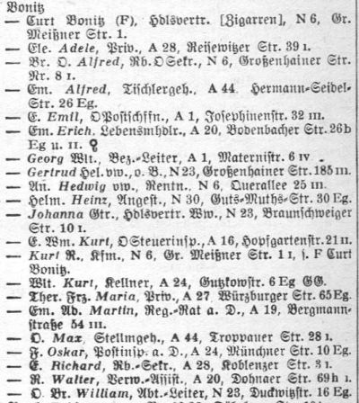 Adressbuch Dresden 1943