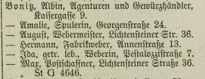 Adressbuch Glauchau 1922