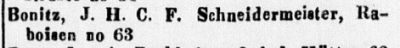 Adressbuch Hamburg 1854
