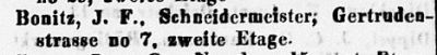 Adressbuch Hamburg 1856