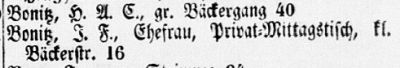 Adressbuch Hamburg 1861