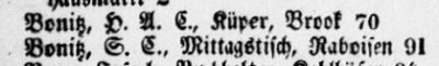 Adressbuch Hamburg 1866