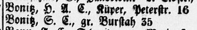 Adressbuch Hamburg 1869