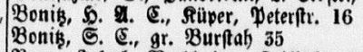 Adressbuch Hamburg 1870