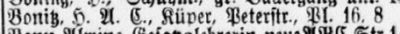 Adressbuch Hamburg 1876