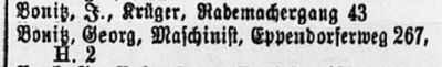 Adressbuch Hamburg 1890