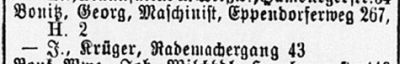 Adressbuch Hamburg 1891