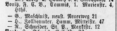 Adressbuch Hamburg 1896